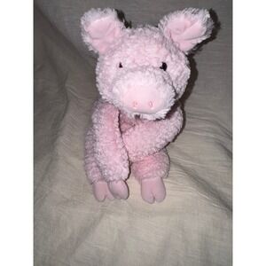 Mary Meyer cozy Toes pink plush ribbed texture pig 19"